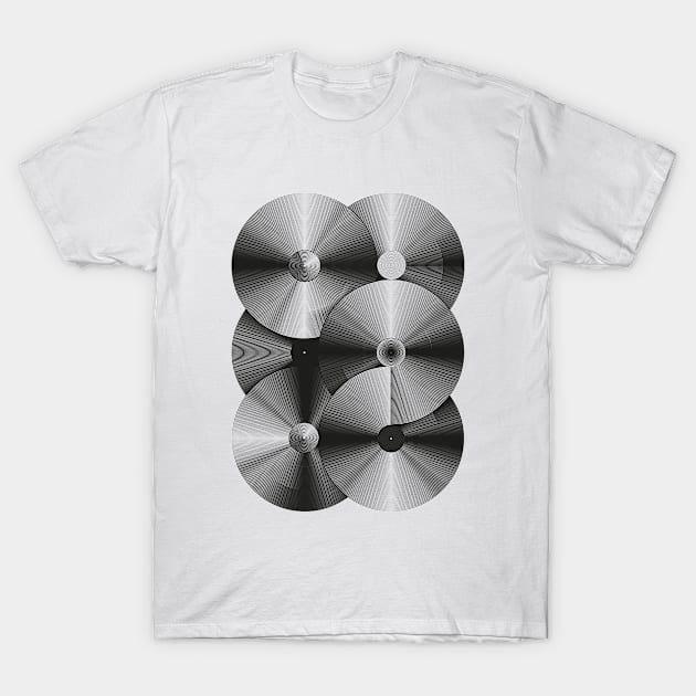 Vinyl-record T-Shirt by Natalatrala